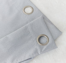 Load image into Gallery viewer, Dainty Home Stars Textured 3D Metallic Embossed Stars Thermal Insulated Blackout Grommet Panel Pair