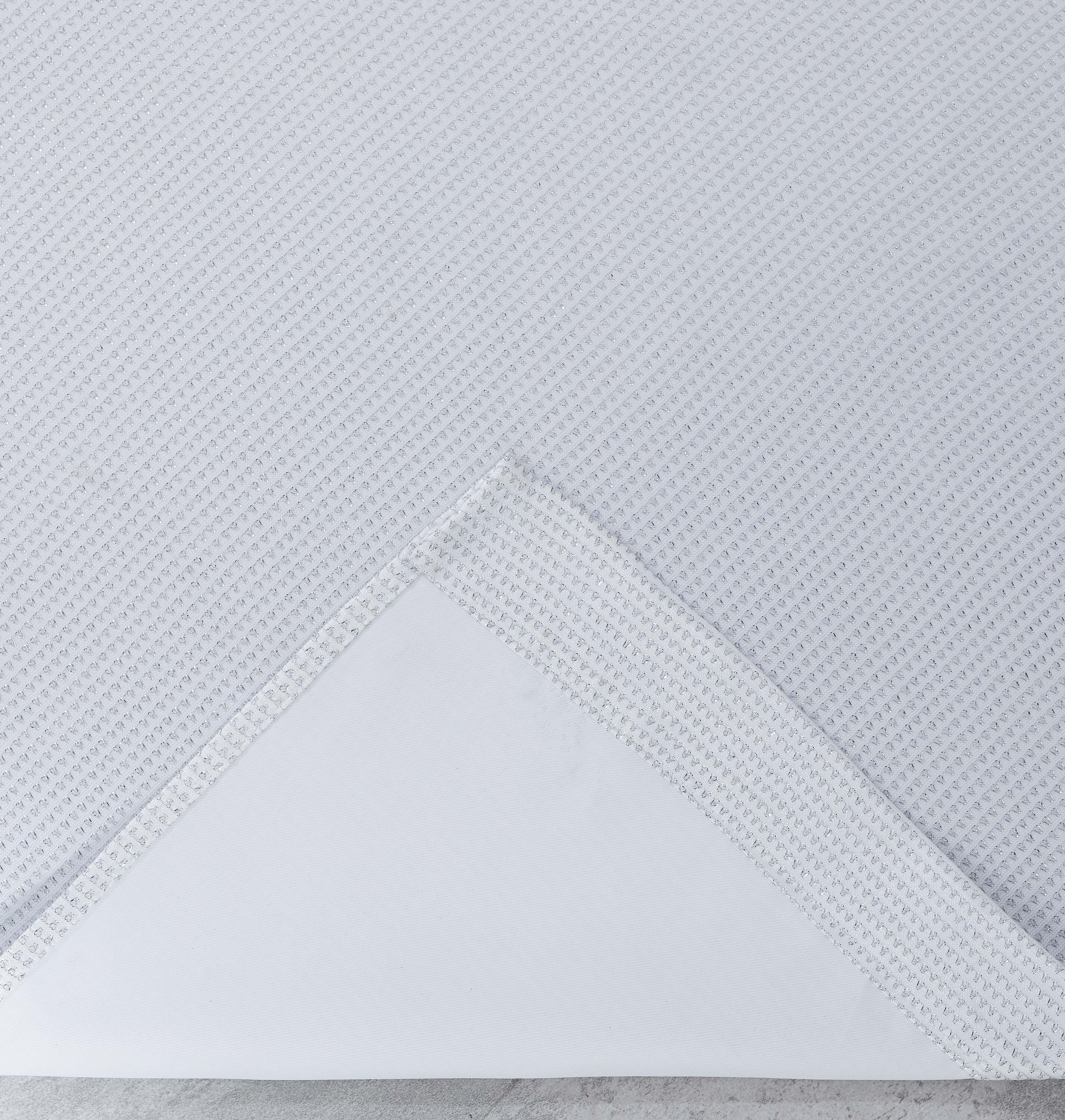 Dainty Home Stars Textured 3D Metallic Embossed Stars Thermal Insulated Blackout Grommet Panel Pair