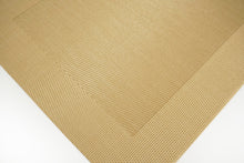 Load image into Gallery viewer, Dainty Home Santa Monica Woven Textilene Crossweave With Solid Geometric Pattern Reversible 13" x 19" Rectangular Placemats