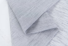 Load image into Gallery viewer, Dainty Home Sarah  Boho 3D Chenille Embroidered Microstripes Design Linen Look Light Filtering Grommet Panel Pair