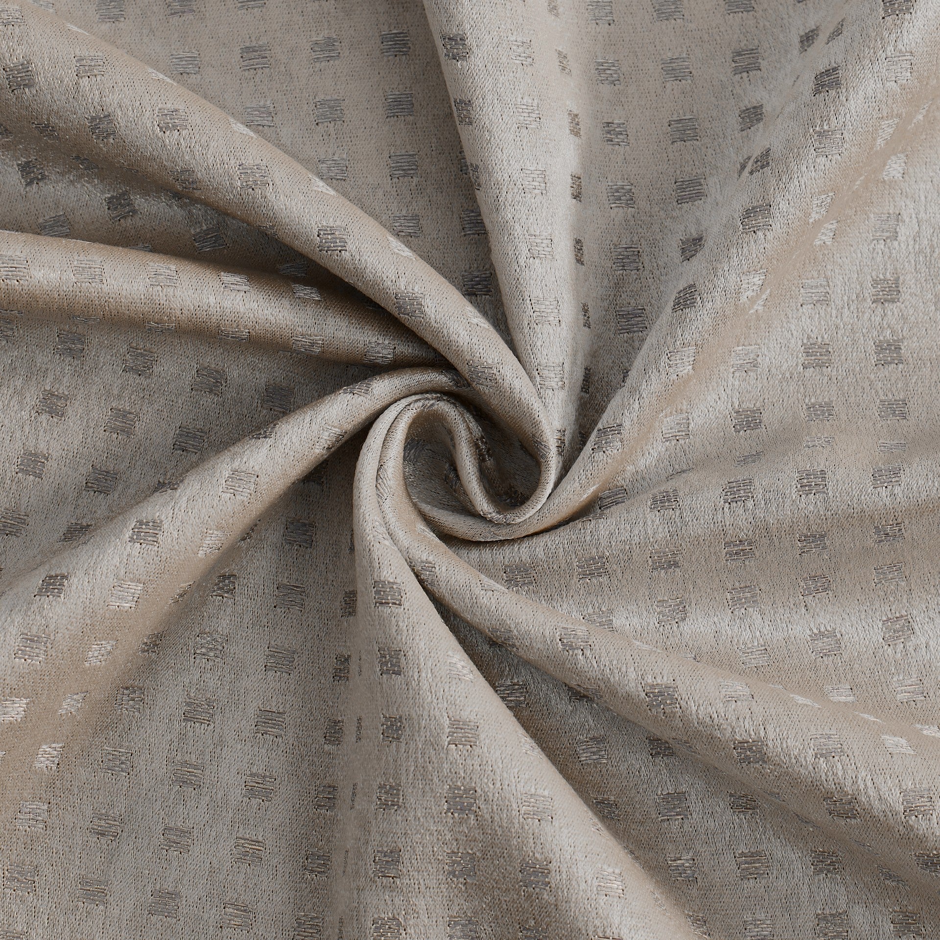 Dainty Home Times Square 3D Woven Basketweave Design Blackout Thermal Insulated Grommet Panel Pair