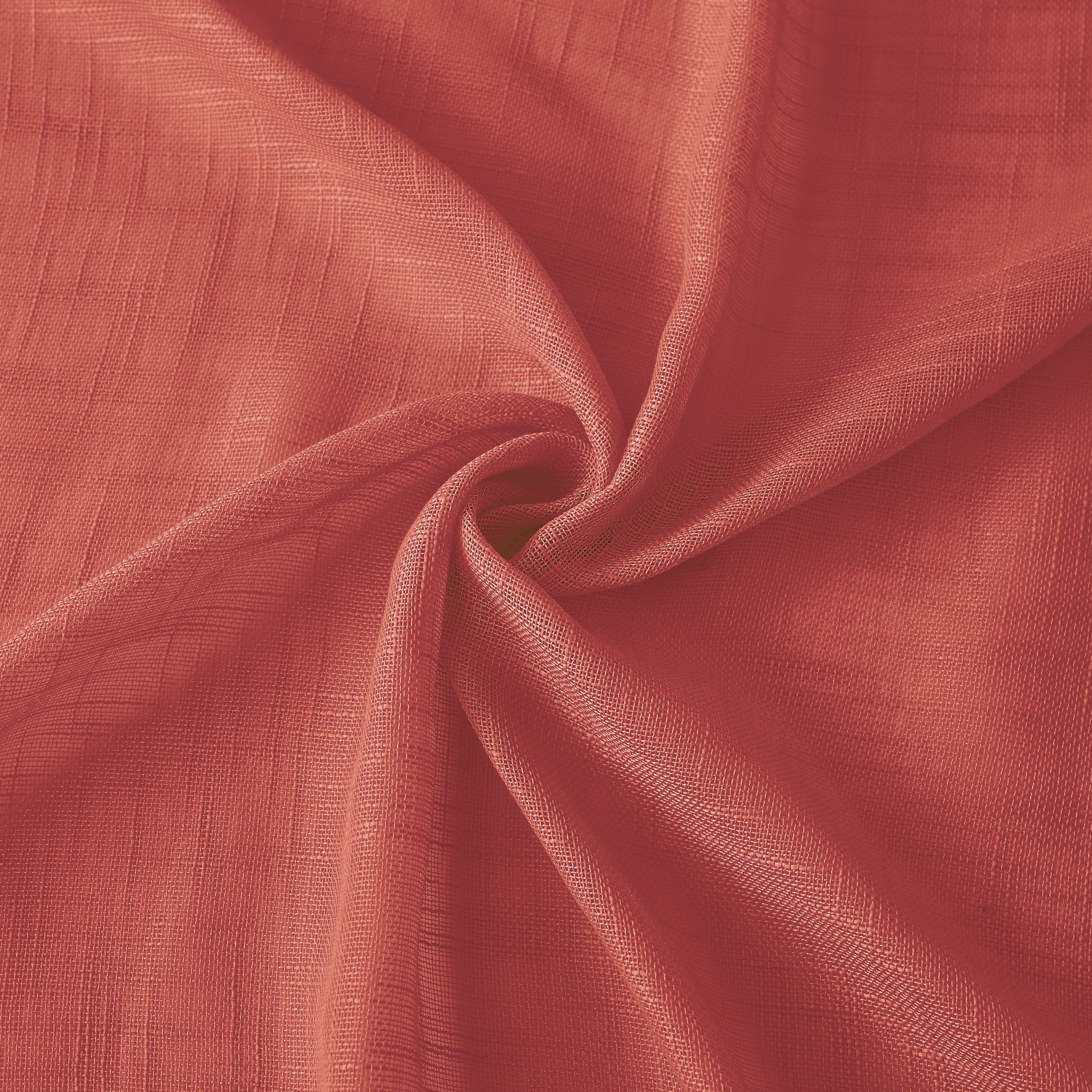 Dainty Home Hannah Solid Criss-Cross Weave Fabric Semi-Sheer Airy & Breathable Light Filtering Grommet Panel Pair