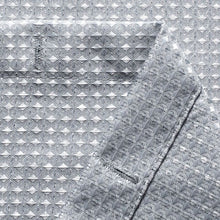 Load image into Gallery viewer, Dainty Home Lurex Waffle 3D Lurex Embedded Textured Lurex Thread Waffle Fabric Shower Curtain