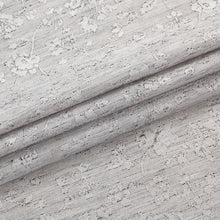 Load image into Gallery viewer, Dainty Home Priscilla Boho 3D Microstripes Textured Floral Embroidery Room Darkening Grommet Panel Pair