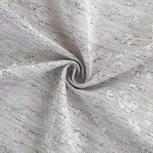 Load image into Gallery viewer, Dainty Home Priscilla Boho 3D Microstripes Textured Floral Embroidery Room Darkening Grommet Panel Pair