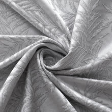 Load image into Gallery viewer, Dainty Home Palm 3D Palm Tree Leaves Textured Weaved Lurex 3D Palm Tree Leaves Designed Fabric Shower Curtain