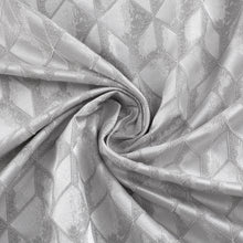 Load image into Gallery viewer, Dainty Home Topaz 3D Embossed Textured Lustrous Lurex Geometric Designed Fabric Shower Curtain
