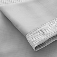 Load image into Gallery viewer, Dainty Home Complete 2 in 1 Waffle Weave Hotel Spa Style Fabric Shower Curtain Snap On/Off Waterproof Detachable Liner Set