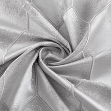 Load image into Gallery viewer, Dainty Home Tiles 3D Embossed Textured Lustrous Lurex Tile Designed Fabric Shower Curtain
