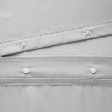 Load image into Gallery viewer, Dainty Home Complete 2 in 1 Waffle Weave Hotel Spa Style Fabric Shower Curtain Snap On/Off Waterproof Detachable Liner Set