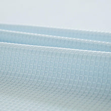 Load image into Gallery viewer, Dainty Home Complete 2 in 1 Waffle Weave Hotel Spa Style Fabric Shower Curtain Snap On/Off Waterproof Detachable Liner Set