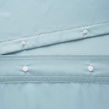 Load image into Gallery viewer, Dainty Home Complete 2 in 1 Waffle Weave Hotel Spa Style Fabric Shower Curtain Snap On/Off Waterproof Detachable Liner Set