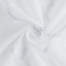 Load image into Gallery viewer, Dainty Home Springfield Contemporary 3D Lurex Embroidered Textured Sheer Grommet Single Panel