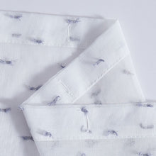 Load image into Gallery viewer, Dainty Home Sprinkles 3D Solid Linen Look Textured Ribbon Embellished Lurex Designed Fabric Shower Curtain