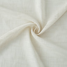 Load image into Gallery viewer, Dainty Home Hannah Solid Criss-Cross Weave Fabric Semi-Sheer Airy & Breathable Light Filtering Grommet Panel Pair