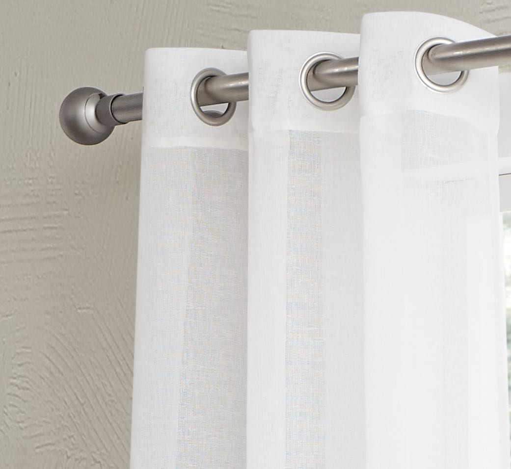 Dainty Home Shadow Ombre Linen Look Boho Gradient Linen Textured Grommet Panel Pair