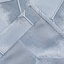 Load image into Gallery viewer, Dainty Home Tiles Textured 3D Lustrous Geometric Look Room Darkening Grommet Panel Pair