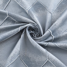 Load image into Gallery viewer, Dainty Home Tiles Textured 3D Lustrous Geometric Look Room Darkening Grommet Panel Pair