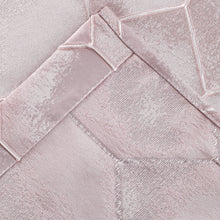 Load image into Gallery viewer, Dainty Home Tiles Textured 3D Lustrous Geometric Look Room Darkening Grommet Panel Pair