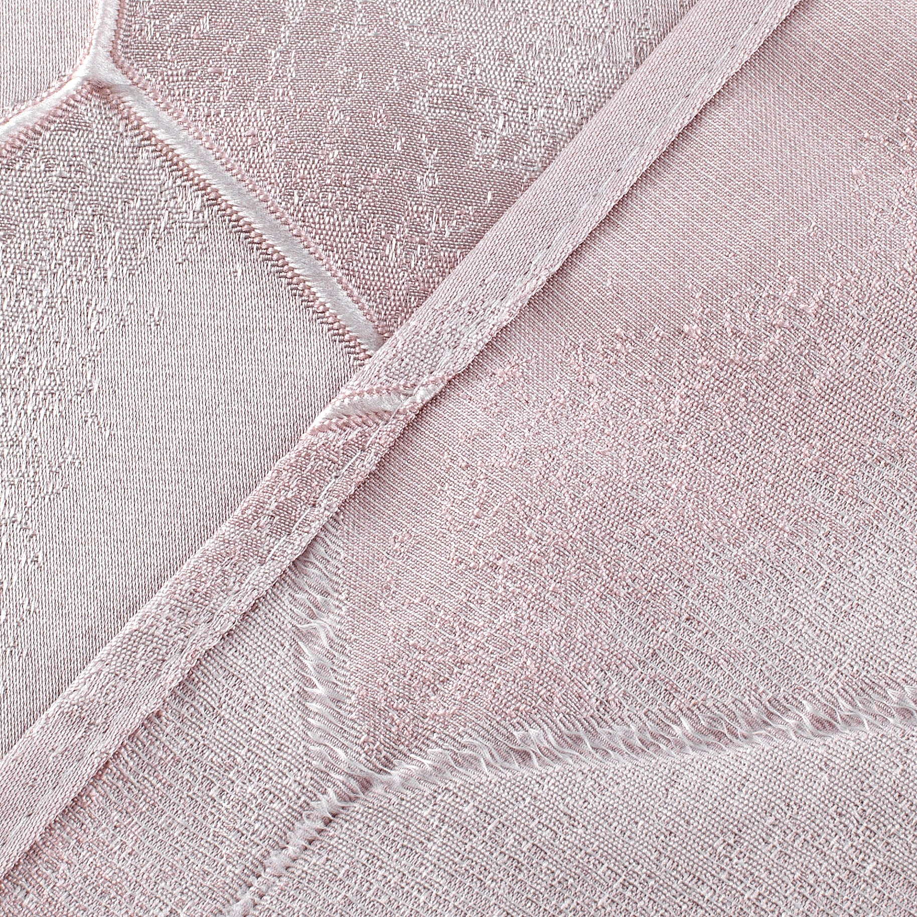 Dainty Home Tiles Textured 3D Lustrous Geometric Look Room Darkening Grommet Panel Pair