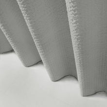 Load image into Gallery viewer, Dainty Home Tranquility Embossed Seersucker Designed 70" x 72" Shower Curtain