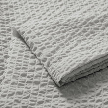 Load image into Gallery viewer, Dainty Home Tranquility Embossed Seersucker Designed 70" x 72" Shower Curtain