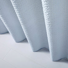 Load image into Gallery viewer, Dainty Home Tranquility Embossed Seersucker Designed 70" x 72" Shower Curtain