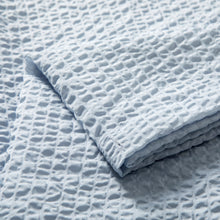 Load image into Gallery viewer, Dainty Home Tranquility Embossed Seersucker Designed 70" x 72" Shower Curtain