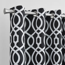 Load image into Gallery viewer, Dainty Home Trellis Printed 3D Designed Blackout Thermal Insulated Grommet Single Panel