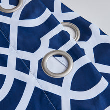 Load image into Gallery viewer, Dainty Home Trellis Printed 3D Designed Blackout Thermal Insulated Grommet Single Panel