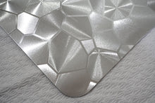 Load image into Gallery viewer, Dainty Home Metallic Water Cube Vinyl Cube Look Textured Reversible 12" x 18" Rectangular Placemats