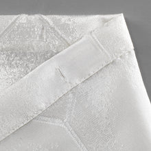 Load image into Gallery viewer, Dainty Home Tiles 3D Embossed Textured Lustrous Lurex Tile Designed Fabric Shower Curtain