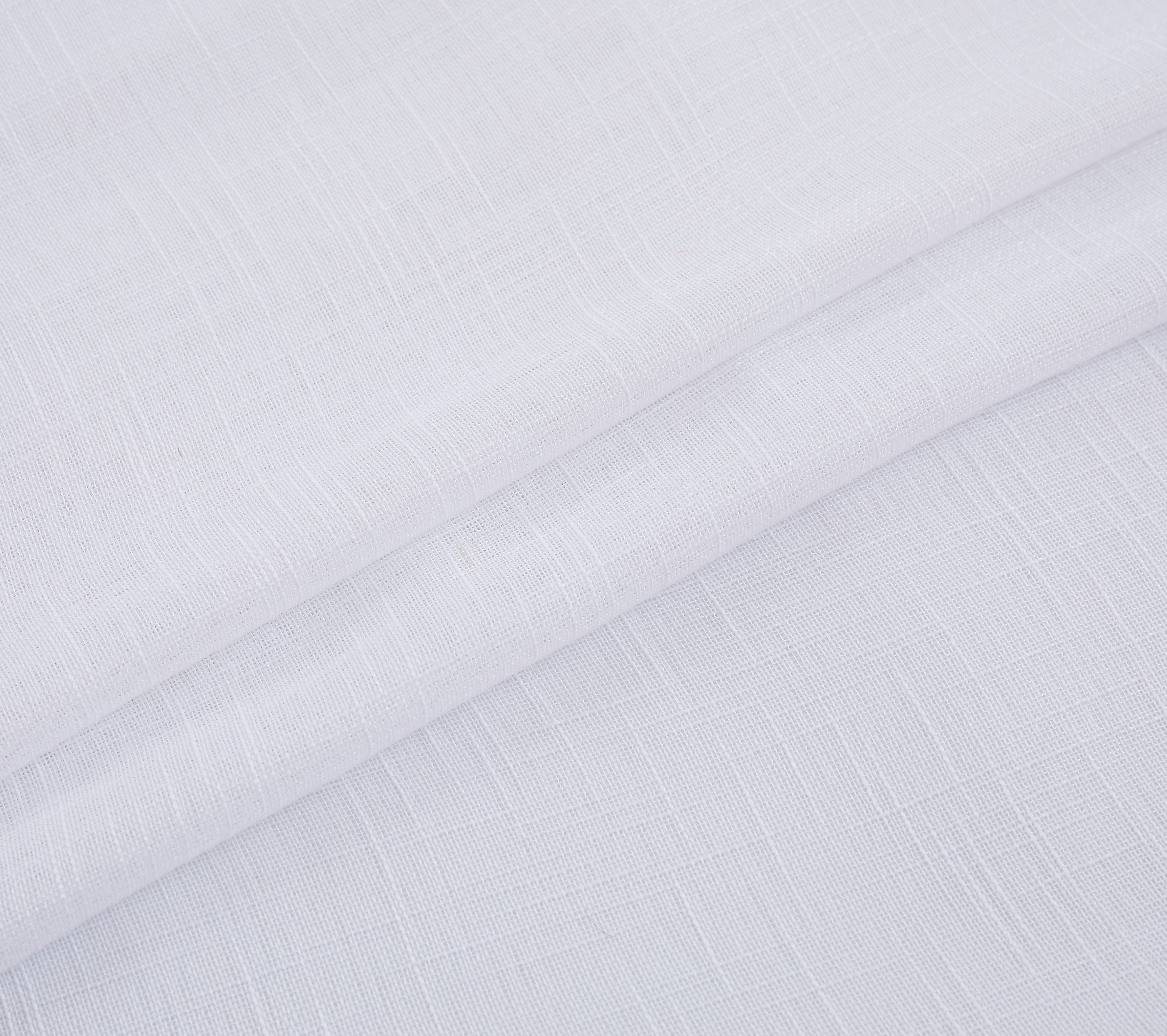 Dainty Home Hannah Solid Criss-Cross Weave Fabric Semi-Sheer Airy & Breathable Light Filtering Grommet Panel Pair