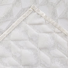 Load image into Gallery viewer, Dainty Home Topaz 3D Embossed Textured Lustrous Lurex Geometric Designed Fabric Shower Curtain