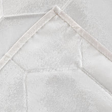 Load image into Gallery viewer, Dainty Home Tiles 3D Embossed Textured Lustrous Lurex Tile Designed Fabric Shower Curtain