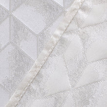 Load image into Gallery viewer, Dainty Home Topaz 3D Embossed Textured Lustrous Lurex Geometric Designed Fabric Shower Curtain
