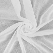 Load image into Gallery viewer, Dainty Home Veronika Boho 3D Lurex and Chenille Striped Linen Embroidered Linen Look Light Filtering Grommet Panel Pair