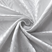 Load image into Gallery viewer, Dainty Home Palm 3D Palm Tree Leaves Textured Weaved Lurex 3D Palm Tree Leaves Designed Fabric Shower Curtain