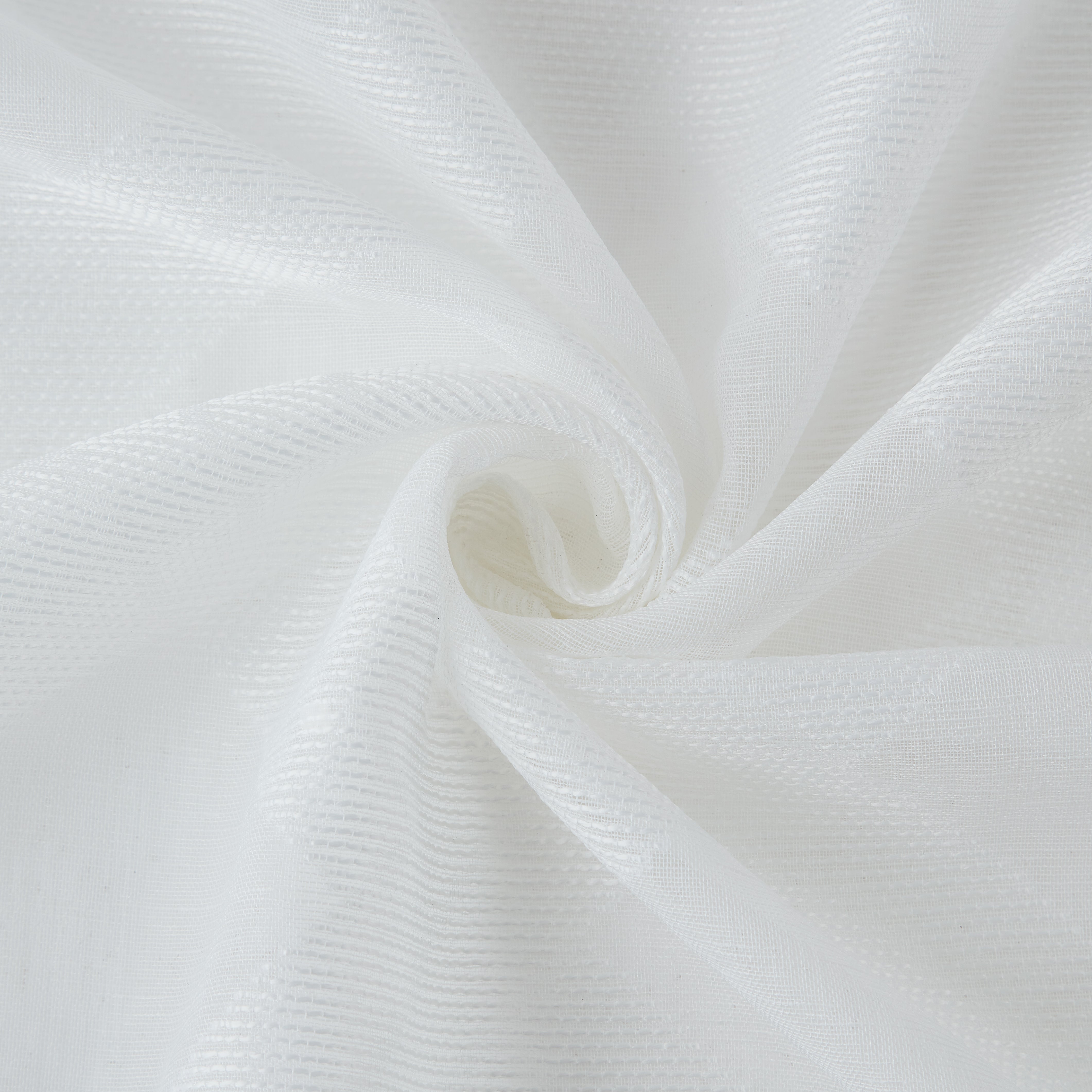 Dainty Home Diamonds Boho Embossed Diamond Design Linen Look Light Filtering Grommet Panel Pair