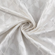 Load image into Gallery viewer, Dainty Home Topaz 3D Embossed Textured Lustrous Lurex Geometric Designed Fabric Shower Curtain