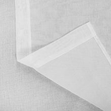 Load image into Gallery viewer, Dainty Home Veronika Boho 3D Lurex and Chenille Striped Linen Embroidered Linen Look Light Filtering Grommet Panel Pair