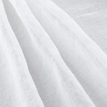 Load image into Gallery viewer, Dainty Home Natural Tassels 3D Linen Look Textured Tassels Designed Shower Curtain