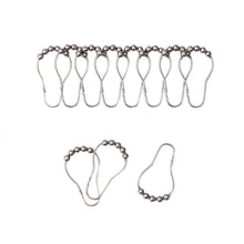 Load image into Gallery viewer, Dainty Home 14-Piece Bath Set with 1 Waffle 70 in. x 72 in. Shower Curtain, 1 Peva Liner and 12 Stainless Steel Rollerball Hooks