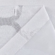 Load image into Gallery viewer, Dainty Home Carly Contemporary Intricate Textured Embossed Weaved Geometric Cotton Feel Designed Shower Curtain