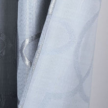 Load image into Gallery viewer, Dainty Home Carly Contemporary Intricate Textured Embossed Weaved Geometric Cotton Feel Designed Shower Curtain