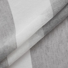 Load image into Gallery viewer, Dainty Home Chelsea Gradient Ombre Linen Look Fabric Textured Gradient Striped Designed Fabric Shower Curtain