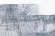 Load image into Gallery viewer, Dainty Home 13 Piece Paris Printed Waffle Weave Textured Shower Curtain And 12 Metal Rollerball Hooks