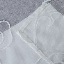 Load image into Gallery viewer, Dainty Home SIlvia 3D Gradient Ombre Linen Look Fabric Textured Floral 3D Chenille Designed Fabric Shower Curtain