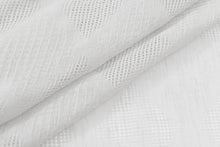 Load image into Gallery viewer, Dainty Home Joelle Modern 3D Diamond Crochet Textured Designed Linen-Look Shower Curtain