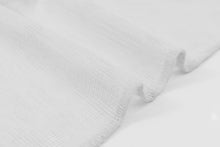 Load image into Gallery viewer, Dainty Home Joelle Modern 3D Diamond Crochet Textured Designed Linen-Look Shower Curtain